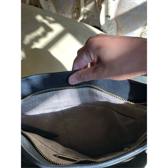 Stella and Dot Covet Black Leather Hobo Bag - Picture 7 of 13